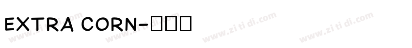 Extra Corn字体转换